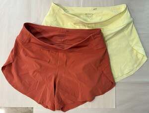 Athleta Run With It 4.5" Running Shorts Size S - Set of 2